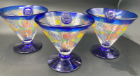 3 Margarita Bar Glasses Royal Caribbean Cruise Line 2009 GIL NY