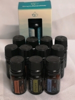 New Simply Essentials Eucalyptus with Coconut Oil Essential Oil 15mL & 11 Opened Essential Oils 5mL