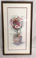 Vintage Framed Print Signed - 32" Tall and 18" Wide