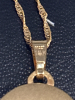 10 KT Gold Chain 14K Locket Stamped - 4