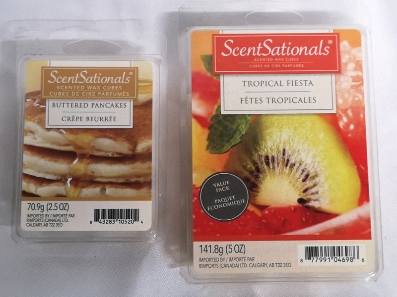 New Scentsy Bar Buttered Pancakes 70.9g & Opened Tropical Fiesta - 141.8g