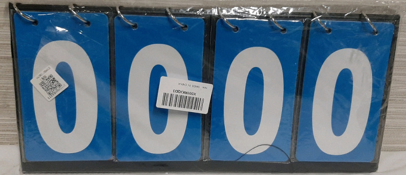 New Plastic Flipping Scoreboard - Measures at 14" X 7"