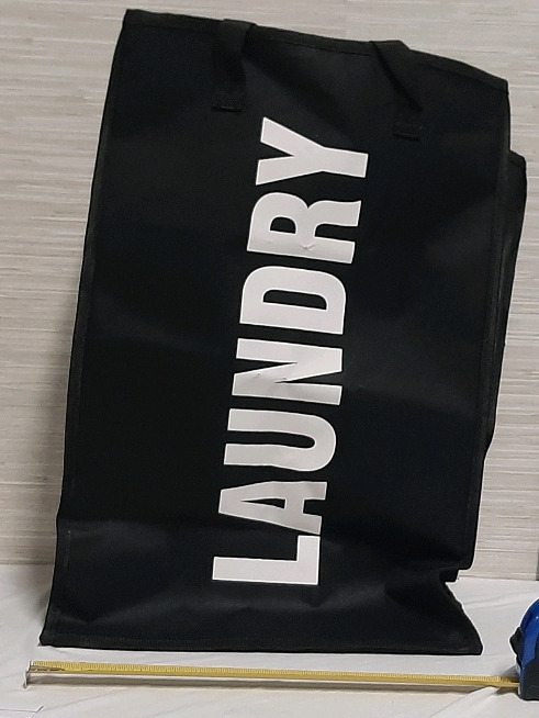 New Black Laundry Bag - Measures at 19" X 14"