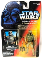 Sealed Vintage 1995 STAR WARS The Power of the Force : Boba Fett | 4" Tall