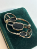 Beautiful Vintage Amber Brooch / Pendant Stamped - 7