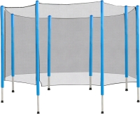 New Soozier 14FT Trampoline Net Enclosure Trampolining Bounce Safety Accessories w/ 8 Poles (Net Enclosure & Poles) Retail for $114<br/>