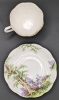 Colorful Vintage Royal Albert England "Greenwood Tree" Tea Cup & Saucer - 3