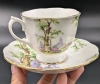 Colorful Vintage Royal Albert England "Greenwood Tree" Tea Cup & Saucer - 5