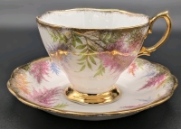 Fun & Colorful Vintage Royal Albert England Tea Cup & Saucer