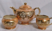 Vintage Gibsons Teapot with Creamer & Sugar