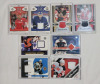 2004 - 2006 NHL Hockey Trading Cards Insert Jersey Patch Cards . Eight (8) Cards