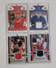 2004 - 2006 NHL Hockey Trading Cards Insert Jersey Patch Cards . Eight (8) Cards - 2