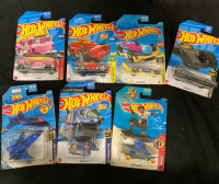 7 Hot Wheels incl Vintage Skateboard Stevie Caballero + Disney Spixar Lightyear