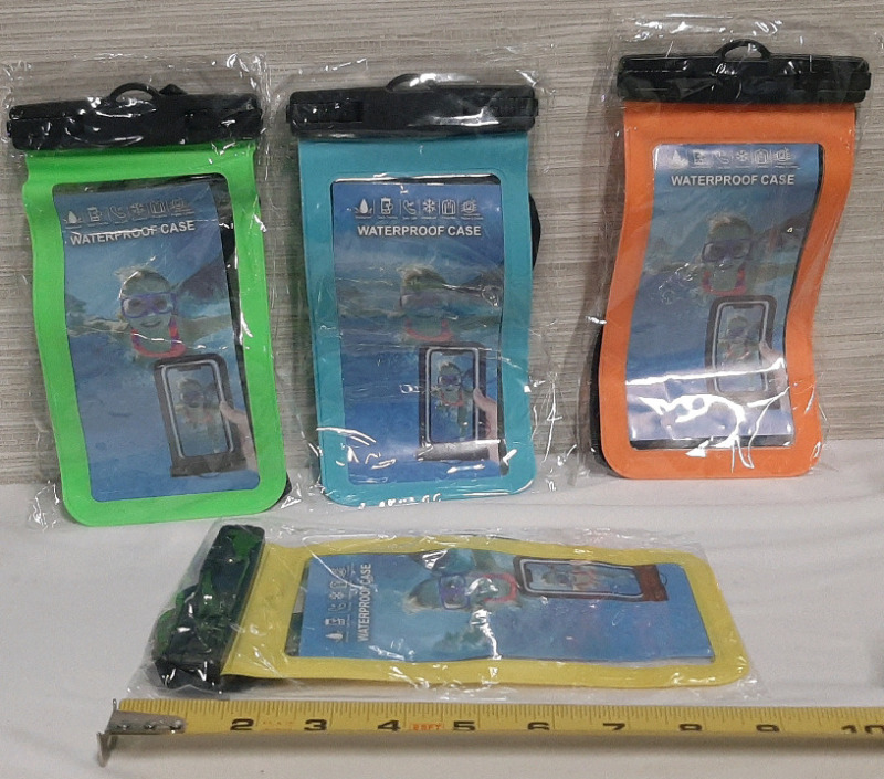 New 4pc Waterproof Phone Cases