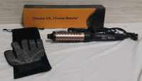 New Phoebe Flat Iron/Curling Iron/ Hair Straightener Brush