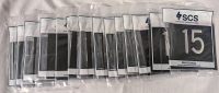 13 New SCS Elevator Products #15 Metal Plates. 4" by 4"
