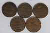 1920 - 1936 Canadian King George V Small Cent Penny Lot , 10 Coins - 2