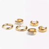 New Pearlory 3-Pair Gold Plated Waterproof Sunseeker Earrings | Retails for Over $50