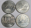 1980 - 1986 Canadian One Dollar Coins , Seven (7) Coins , Consecutive Years . - 2