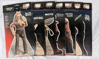 7 Vintage Star Wars Episode 1 Pop Out Characters. Popouts measure approximately 10.5" Tall.