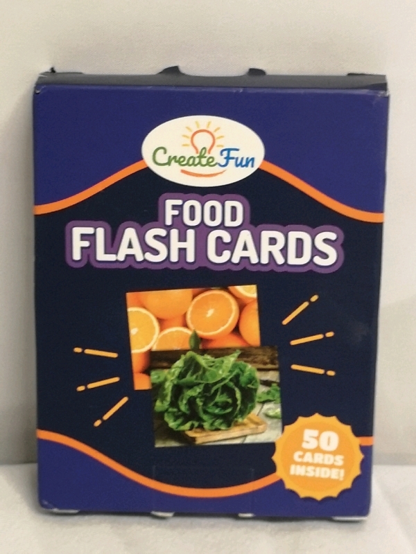 50 New Create Fun Food Flash Cards