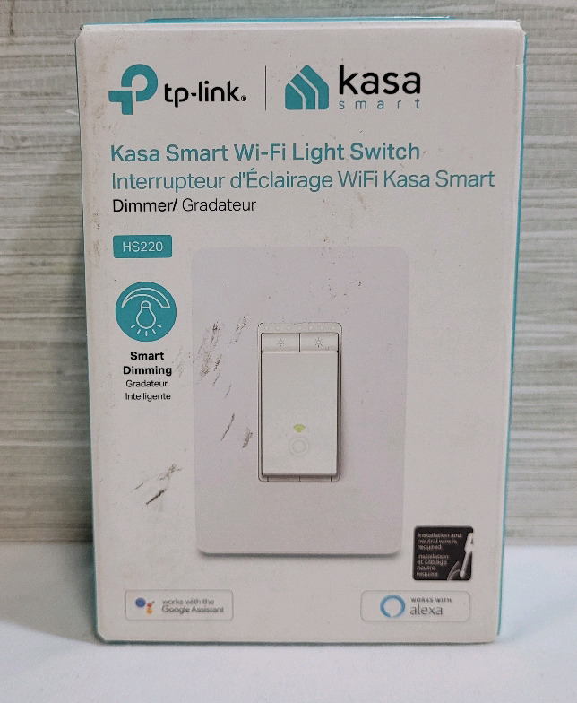 New , Sealed - Kasa Smart TP-Link Smart Wi-Fi Light Switch . Works with Android & Apple App