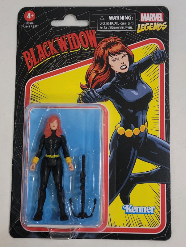 New - 2022 Marvel Legends ' BLACK WIDOW ' 3 3/4" Action Figure .