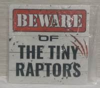 New Raptors Wood Sign - 12" X 12"