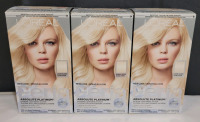 New - L'Oreal Feria Absolute Platinum Extreme Lighting System . Three (3) Boxes