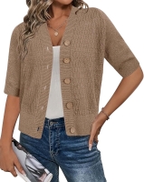 New Ladies Size XXL* | Arach & Cloz Short-Sleeve Knit Summer Cardigan