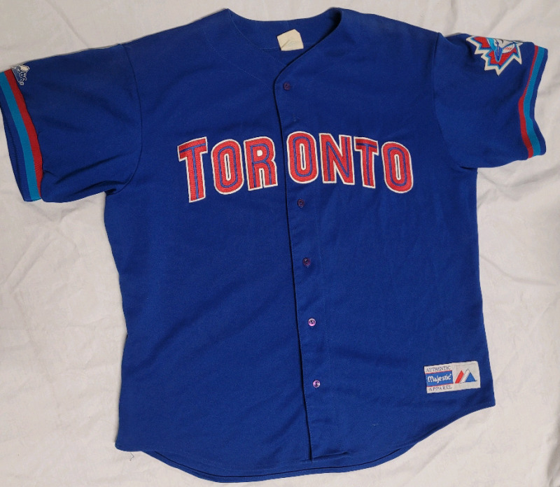 Vintage Size Medium Toronto Blue Jays Away Jersey