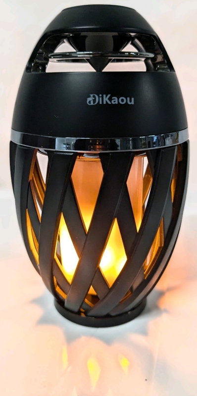 DiJau LED Flame Atmosphere Lamp & Wireless Speaker | 6.5" Tall