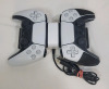 Sony Wireless Playstation 4 & Playstation 5 Dual Controllers w/Insignia Charger . Untested