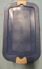 Plastic Rubbermaid Tote with Lid. Measures 14" by 15.5" by 26.5" - 2