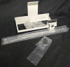 New | Detecto Metal Sharps Conatiner Holder For Medical Carts | * Retails For Over $100 * *Key Included * - 3