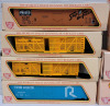 IHC HO Scale Toy Railroad Train Freight Cars , Eight (8) Cars with Boxes - 2