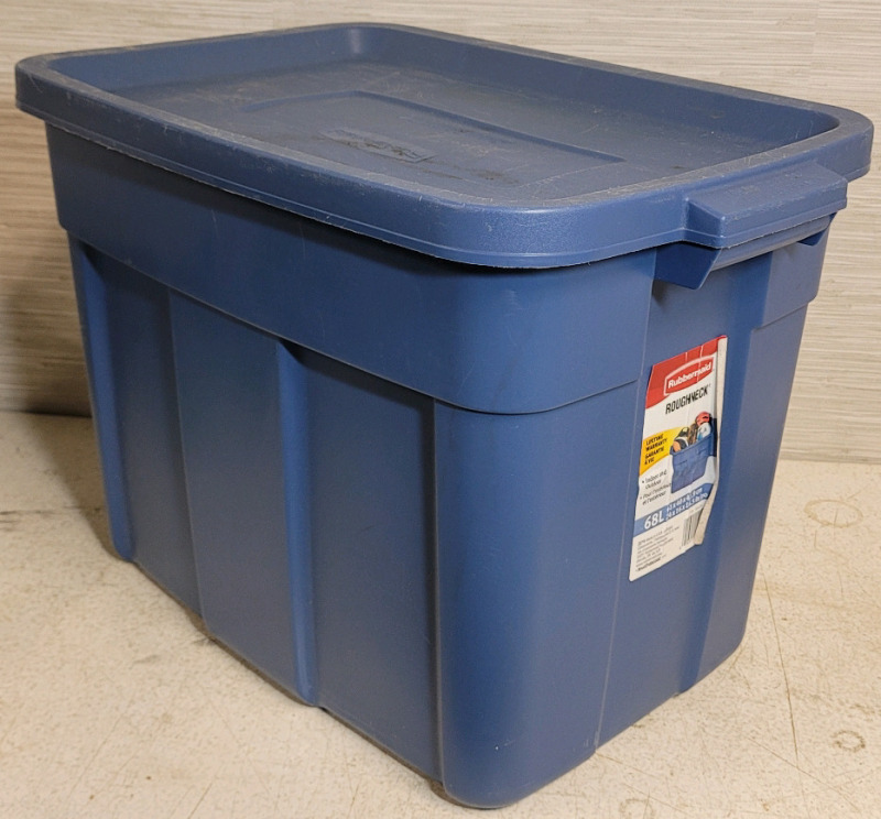 Rubbermaid Roughneck 68L Storage Tote with Lid