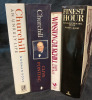 4 Hardcover Winston Churchill Books Largest 2.5” tall - 2