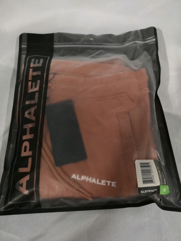 New ALPHALETE Men's Essential Core Jogger: Size Medium (Clay)