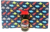 New Jurassic Park 591ml Plastic Water Bottle & 2 New Dino-Themed Placemats (17" x 11" ea)