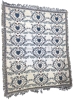 Cute Heart-Themed Woven Tapestry-Style Reversible Throw Blanket | 58" x 47" (Not including fringe)