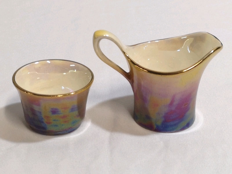 Vintage Royal Winton Petit Creamer 2.5" H & Sugar 1.5" H