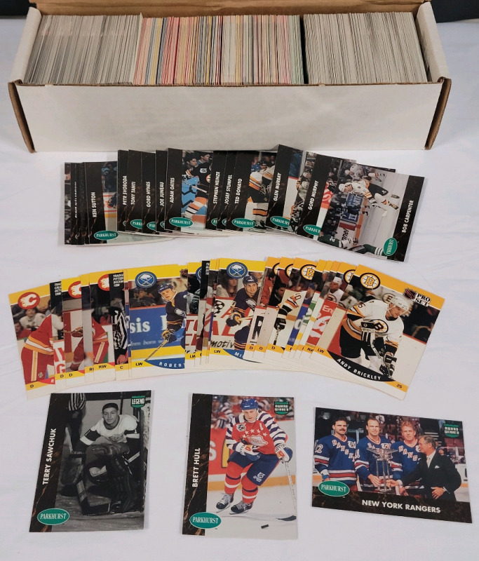 1991-92 NHL Hockey Parkhurst Series 2 Complete Set , 1990-91 Pro Set Series 2 , Complete Set & 1991-92 Parkhurst Set , Missing 4 Cards