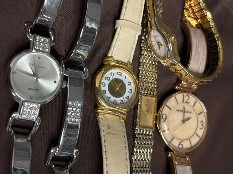 Four Vintage Watches and Bracelet