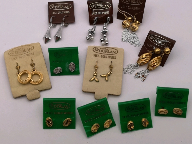 11 Vintage D'Orlan Earrings