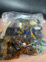 Large Bag of Unsorted Jewelry Approximately 5 Pounds