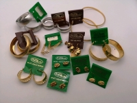 12 D'ORLAN Vintage Earrings - Hoops