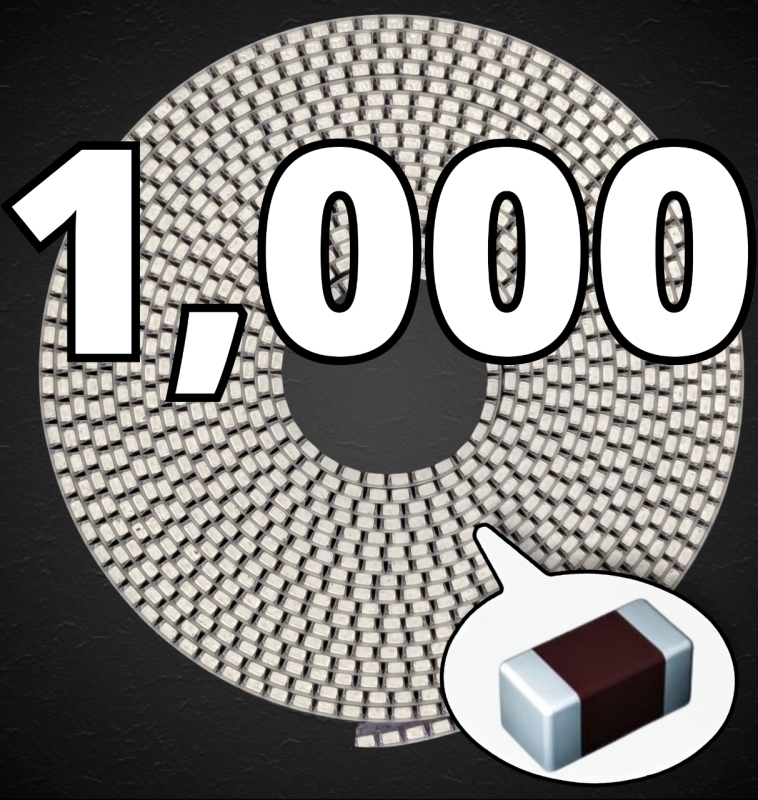 1,000 New Taiyo Yuden JMK325BJ107MY-T Multilayer Ceramic Capacitors | Retails for Over $1,000!!!