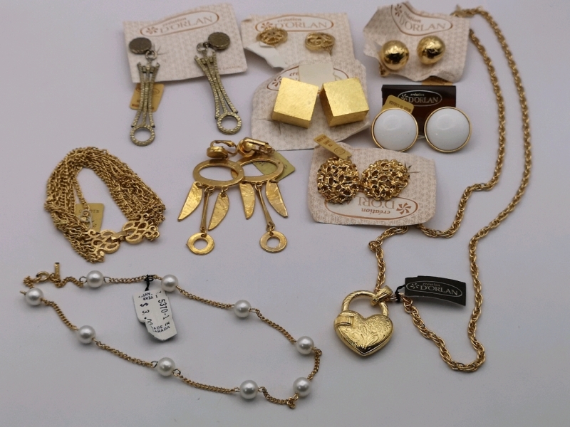 Vintage D'ORLAN Jewelry - Earrings + Necklaces