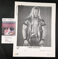 Wow! Vintage 2000 autographed WWF CHRIS JERICHO Picture with JSA Certificate of Authentication |